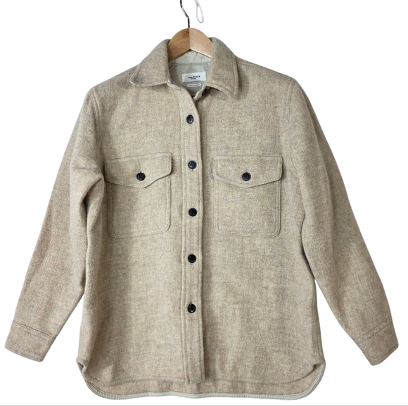 Isabel Marant Etoile Faxon wool button down coat/jacket - Picture 3 of 16